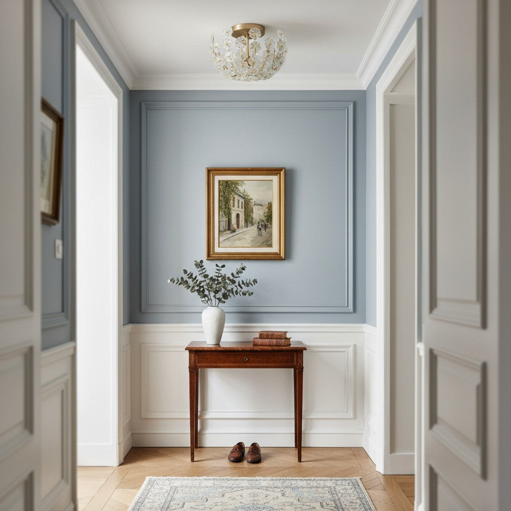 Lámpara de Techo Semi Empotrada de Metal Artístico Petala – Lámpara de Vidrio Decorativa para Interiores del Hogar