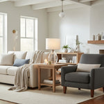 Afbeelding laden in galerijweergave, Sustaina Duurzame Glazen Lamp - Gerecyclede Materialen en Hedendaagse Stijl voor Leeshoek