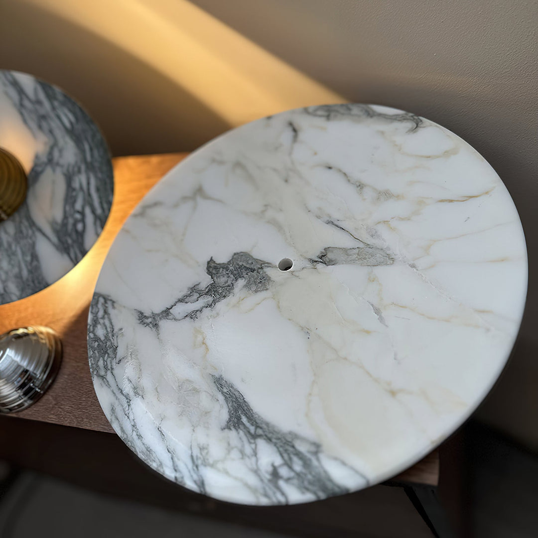 Calacatta Marmor Wandleuchte