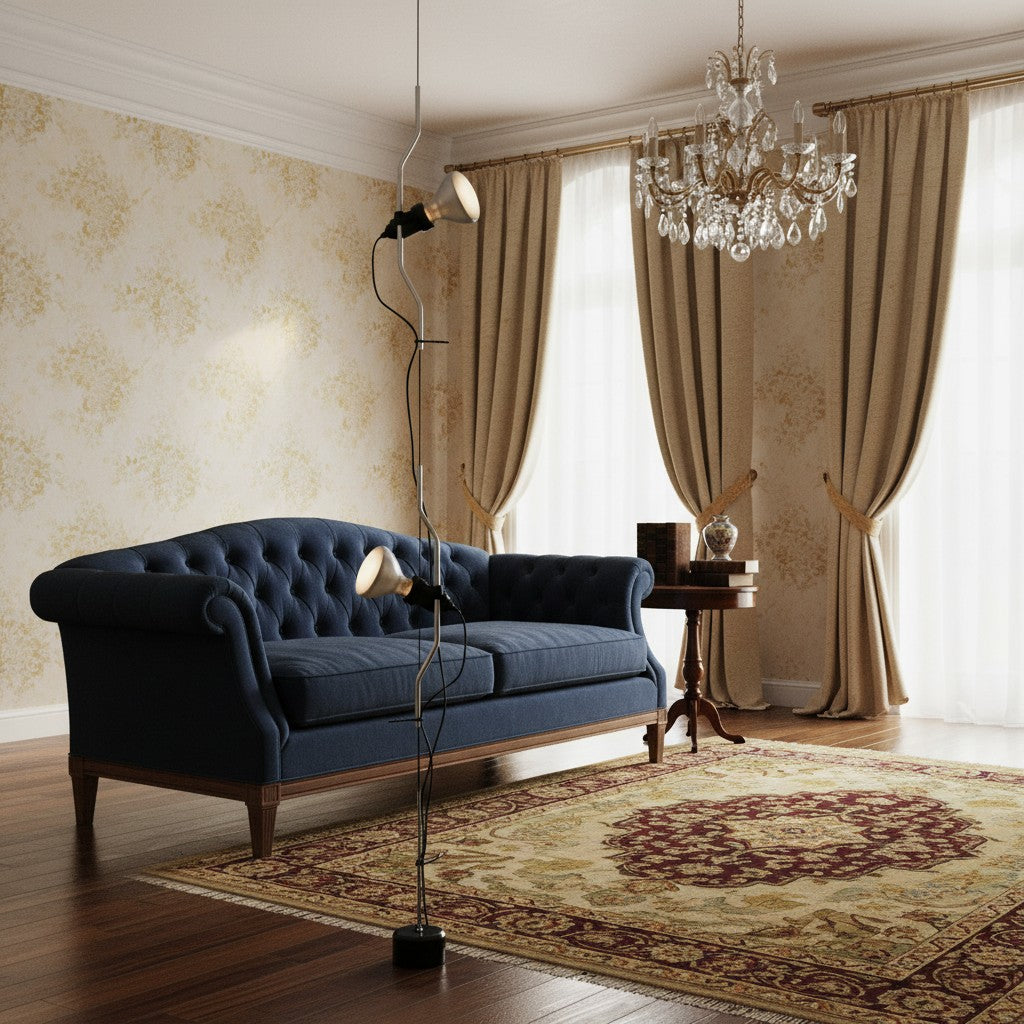 Fluxo Verstelbare Meerkoppige Plafondlamp – Minimalistische Lineaire Vloerlamp voor Woonkamer of Eetruimte N37