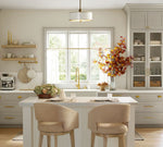 Load image into Gallery viewer, Forvara Metal Drum Pendant Light - Farmhouse Style Kitchen Island Lighting

