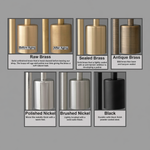 Load image into Gallery viewer, Geotower Glass Brass Ceiling Light - Opal Glass Schoolhouse Shade - Modern Elegance
