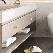 Modern Mushroom Cabinet Knob – Clear Glass Diamond Drawer Knobs