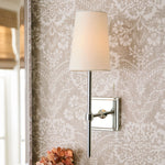 Load image into Gallery viewer, Derlina White Linen Shades Wall Lamp – Retro Metal Multi-Head Lighting Fixture
