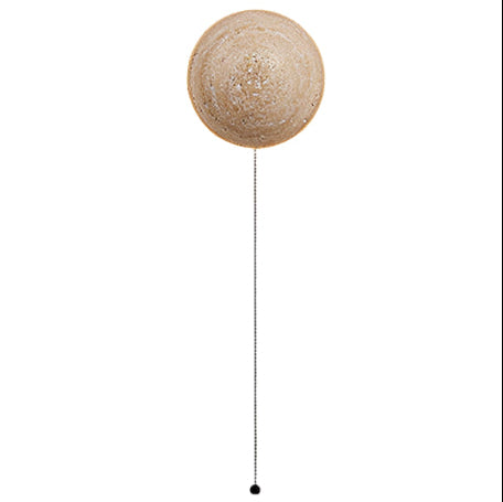Aplique de Pared Redondo de Travertino Amber Loft