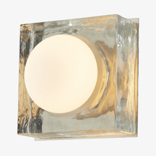 Aplique de Pared Vellaro con Diseño de Vidrio y Metal - Estilo Atemporal para Iluminación de Cocina y Oficina