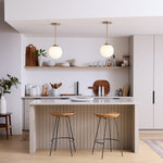 Load image into Gallery viewer, Rivolence Globe Pendant Light - Elegant Brass Lighting
