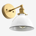 Load image into Gallery viewer, Conique Metal  Wall Sconce - White Metal Shade - Industrial Modern Lighting
