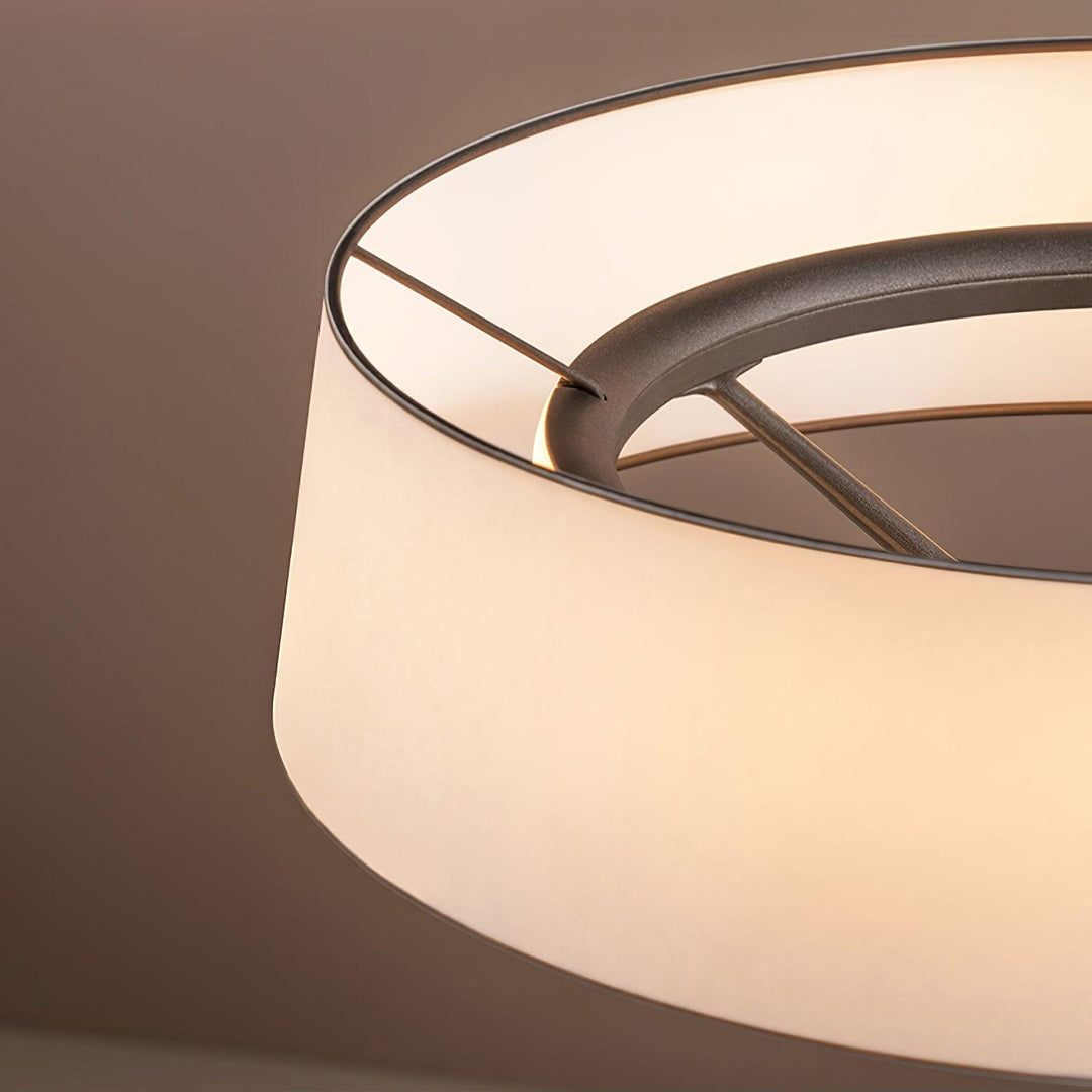 Delvara Moderne Dekorative Tischlampe – Metallfuß Schreibtischlampe mit Pergament-Schirm für Nachttisch