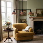 Load image into Gallery viewer, Conique Metal Hand-Aged Copper Chandelier - 3 Light Industrial Pendant - Island Lighting
