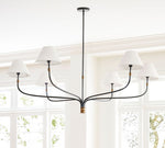 Load image into Gallery viewer, Calin Classic Round Chandelier - Bronze Iron Light for Dining
