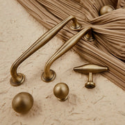 Orvin Solid Brass Cabinet Pull – Antique Brass Kitchen Handle