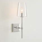 Load image into Gallery viewer, Derlina Multi-Head Candlestick Clear Glass Wall Lamp – Retro Metal Sconce
