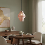 Kaleon Retro Glazen Hanglamp - Glazen Accenten Art Deco Ontwerp voor Eet- en Woonkamer Sfeer