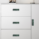 Load image into Gallery viewer, Modern Marble Brass Vanity Cabinet Handles for Drawers and Cupboards
