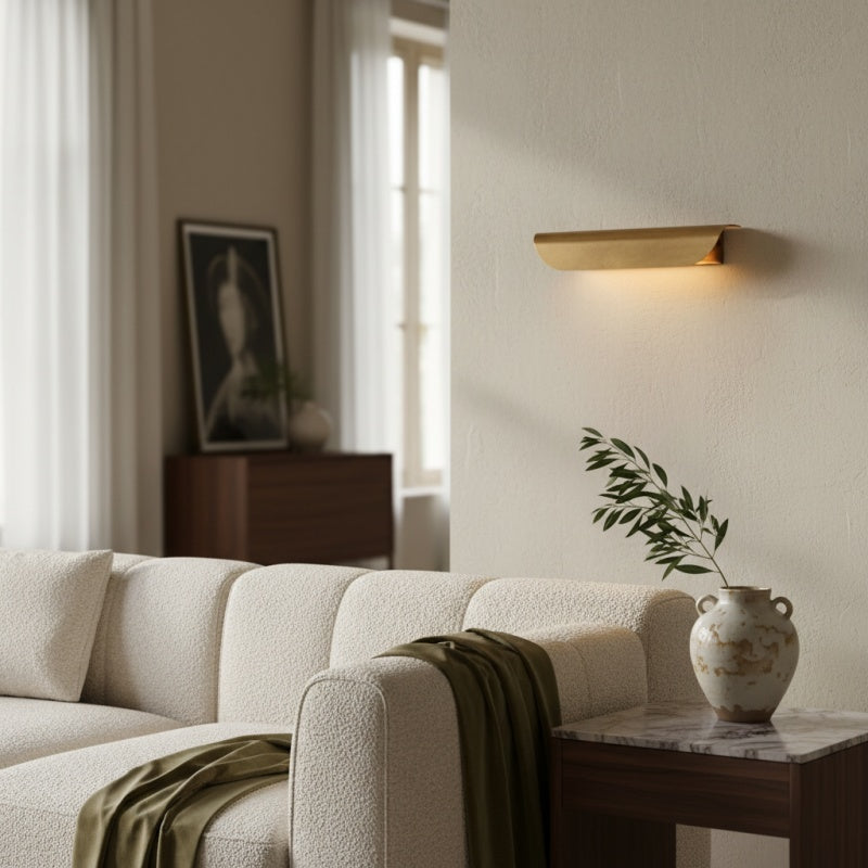 Applique da parete moderna in metallo Hidra – Applique minimalista a luce diretta verso il basso per case moderne