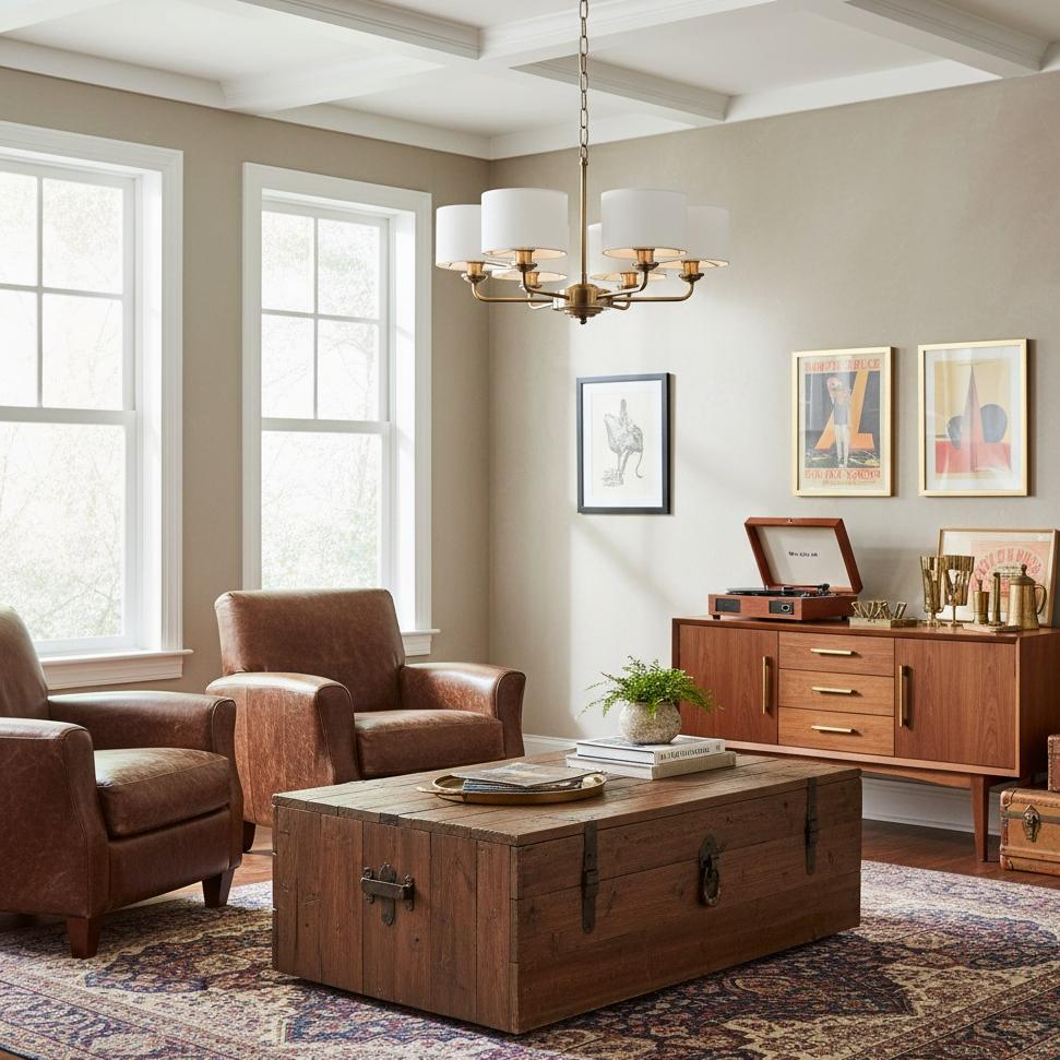 Tela antieke kroonluchter met meerdere armen - elegante designkroonluchter voor interieur van woningen