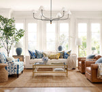 Load image into Gallery viewer, Calin Classic Round Chandelier - Bronze Iron Light for Dining
