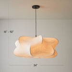 Load image into Gallery viewer, Havion Cocoon Pendant Lamp - Minimalist Polymer Shade with Adjustable Hanging
