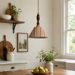 Load image into Gallery viewer, Wabi-Sabi Fabric Pendant Light