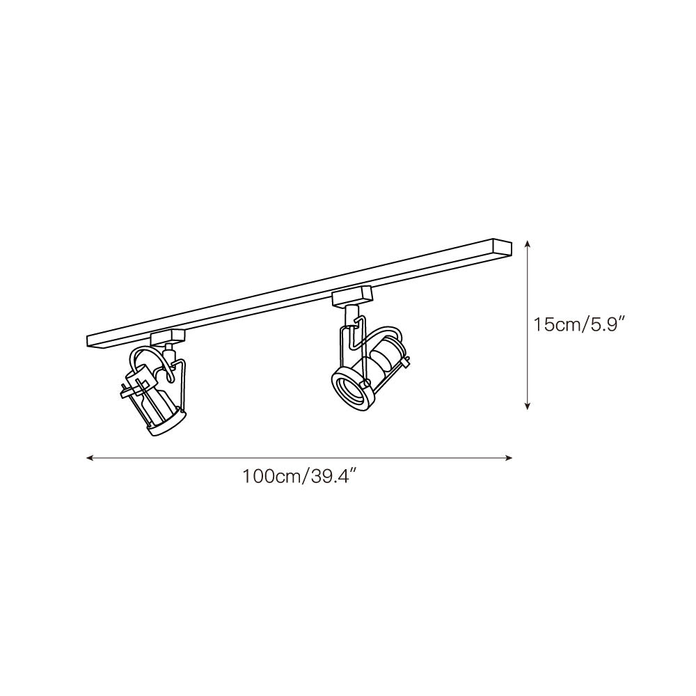 Lucide Industrielle Schienenscheinwerfer