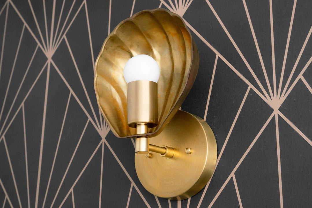 Ornato Luxe Deco Brass Wall Light - Multiple Finishes Available