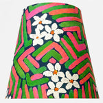 Cargar imagen en el visor de la Galería, Close-up of pink and green fabric shade pattern