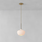 Load image into Gallery viewer, Rivrona Ribbed Pendant – Modern Ribbed Glass Light with Metal Finish
