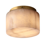 Load image into Gallery viewer, Rivage Alabaster Minimalist Ceiling Light