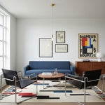 Afbeelding laden in galerijweergave, Plaitar Moderne Messing Hanglamp - Minimalistische Plafondlamp met Gevlochten Snoer voor Gangen