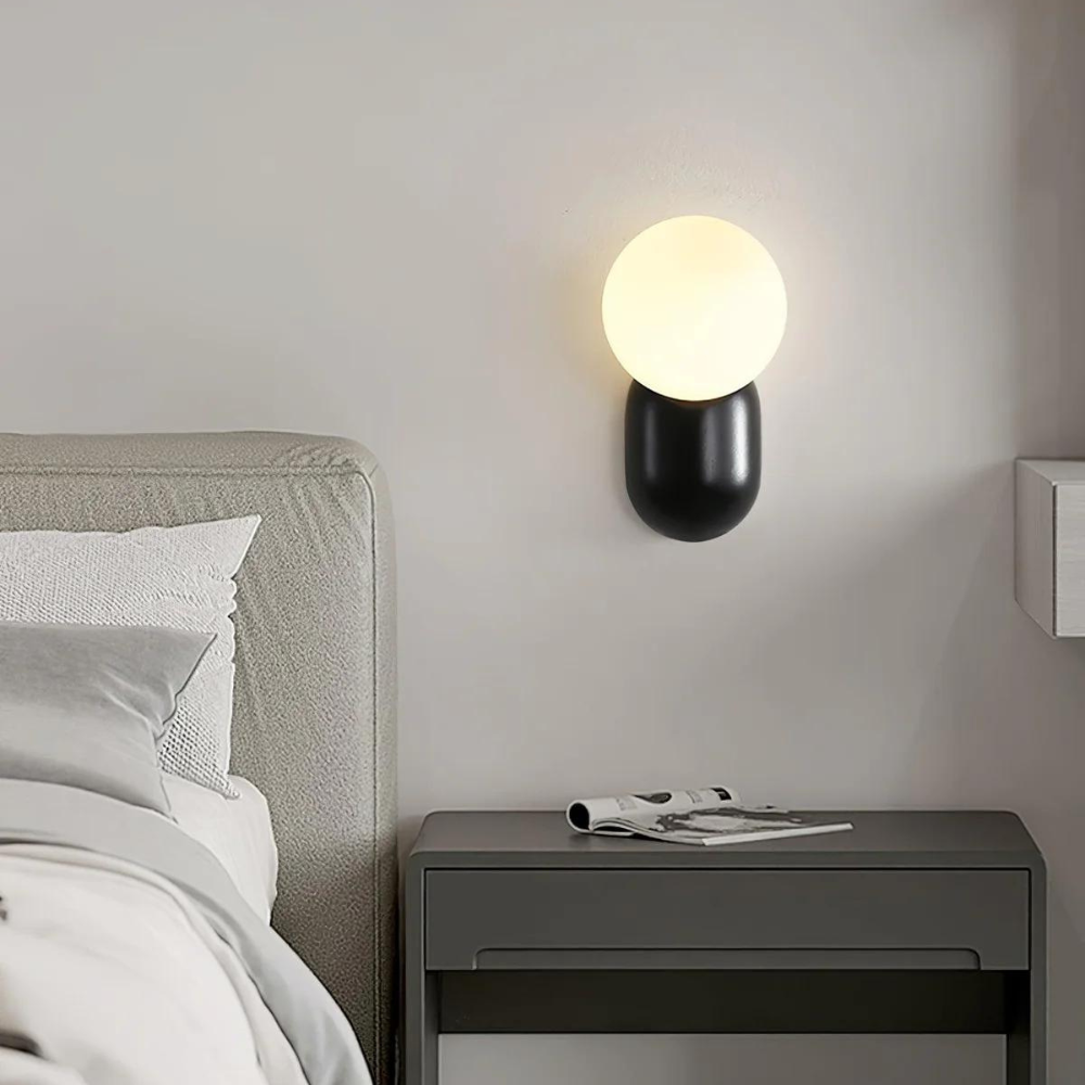 Luz de Pared de Orbe de Vidrio Nórdico Luma