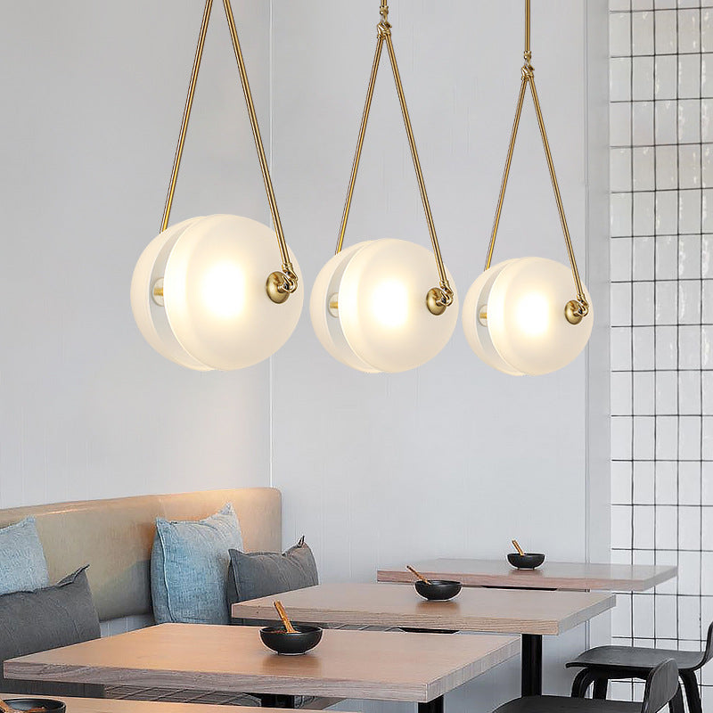 Lampada a sospensione moderna nordica Eclat in vetro