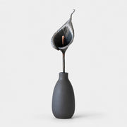 Hand-Forged Iron Calla Lily Stem Decor