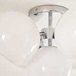 Load image into Gallery viewer, Brina Glass 5-Light Flush Mount - Minimalist Glass Ceiling Fixture
