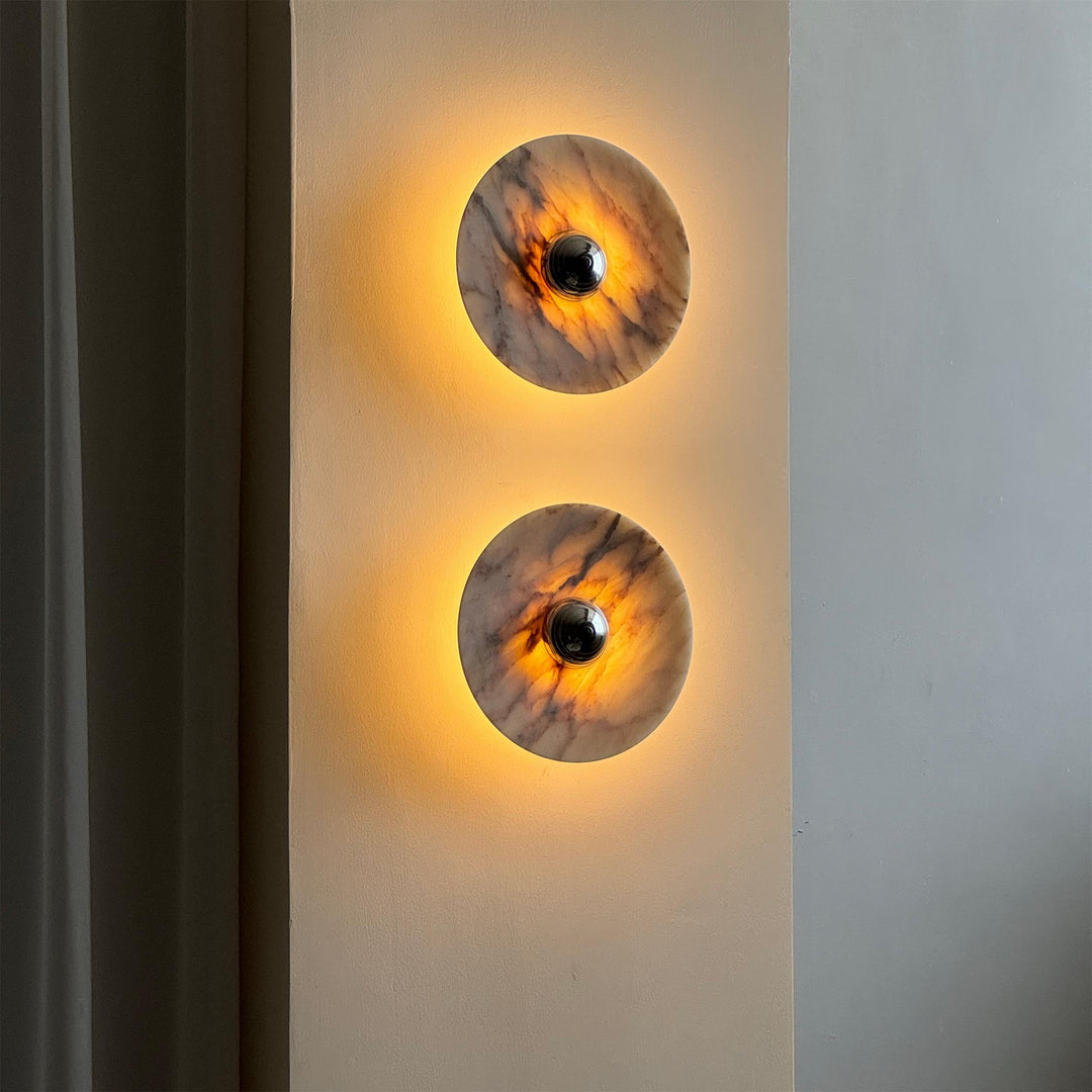 Calacatta Marmor Wandleuchte
