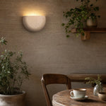 Cargar imagen en el visor de la Galería, Off white wall sconce scene and detail image
