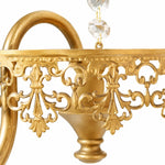 Load image into Gallery viewer, French Six-Light Candle Chandelier with Crystal Draping