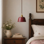 Load image into Gallery viewer, Red ceramic pendant light