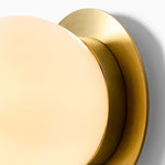 Load image into Gallery viewer, Rivolence Wall Sconce – Antique Brass Milk Glass Light
