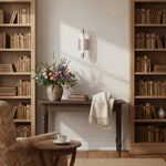 Load image into Gallery viewer, Ornato Luxe Modern Vanity Sconce - Art Deco Wall Light with Cylinder Shade
