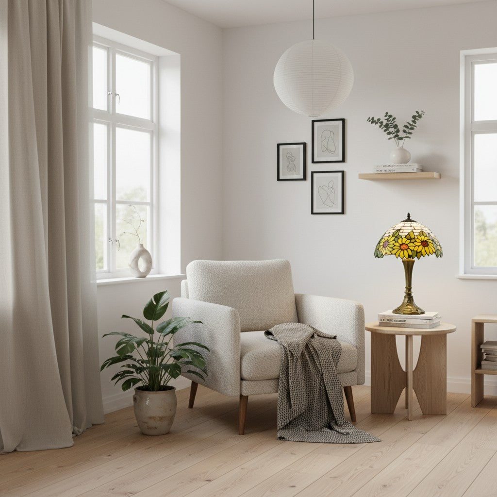 Handgemaakte TF Sorenia Schaduw Lamp – Klassieke Tiffany Stijl Verlichting voor Thuis & Gastvrijheid