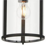 Cargar imagen en el visor de la Galería, Aveline Clear Glass Metal Pendant Lamp