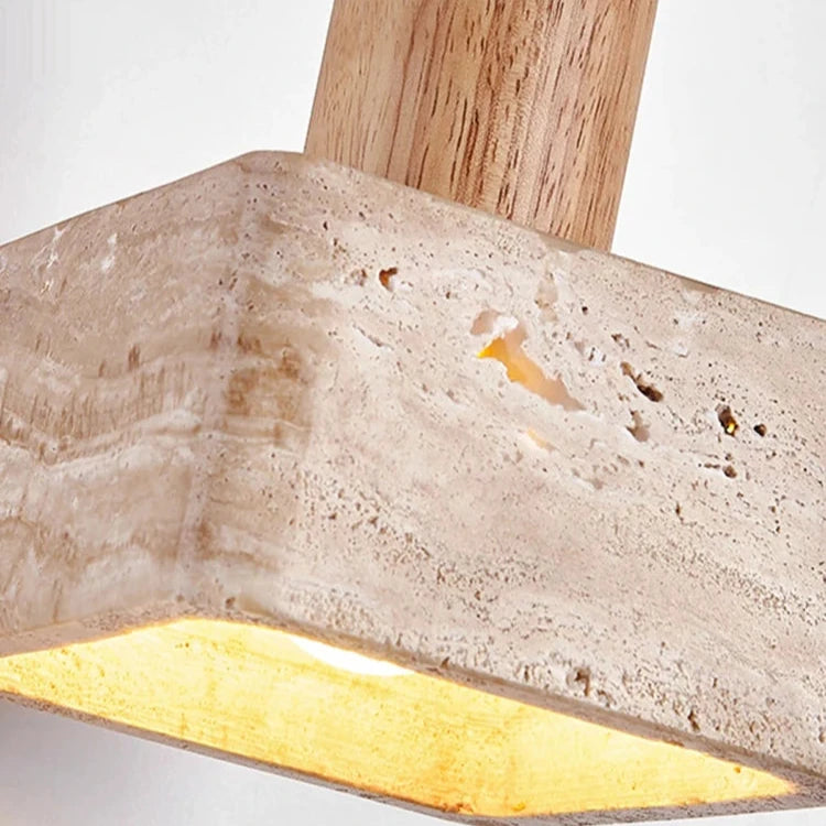 Travertijn Vierkante Hanglamp