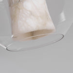 Bild in die Galerieansicht laden, Glas Alabaster-Pendelleuchte