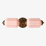 Load image into Gallery viewer, Eloise Brass Wall Sconce – Elegant Milk Glass Vintage Lighting
