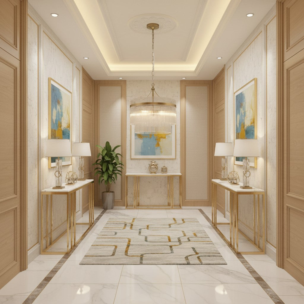 RibGlow Pendelleuchte – Trio-Pendelleuchte mit eleganten Glasstäben für Esszimmer oder Flur