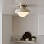 Load image into Gallery viewer, Hanton Modern Flush Mount Ceiling Light - Metal Minimalist Fixture
