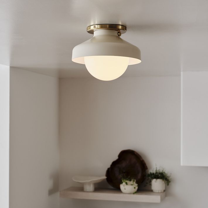 Hanton Modern Flush Mount Ceiling Light - Metal Minimalist Fixture