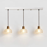 Cargar imagen en el visor de la Galería, Rustic Woven Rope Glass Pendant Light Collection