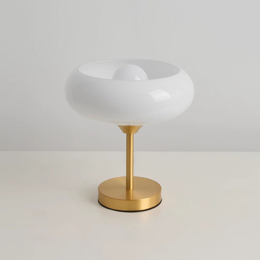 Eierkuchen Glas Tischlampe